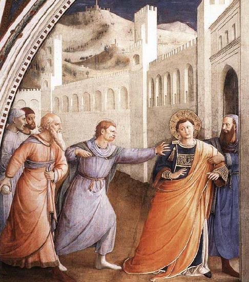 ANGELICO  Fra The Arrest of St Stephen Sweden oil painting art